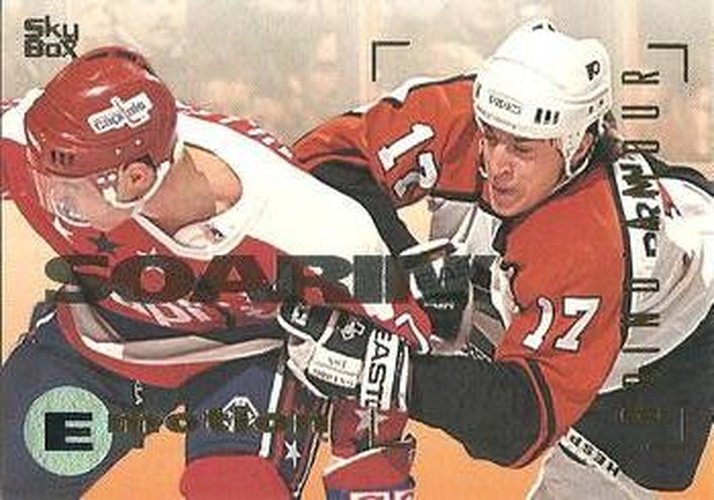 #129 Rod Brind'Amour - Philadelphia Flyers - 1995-96 SkyBox E-Motion Hockey