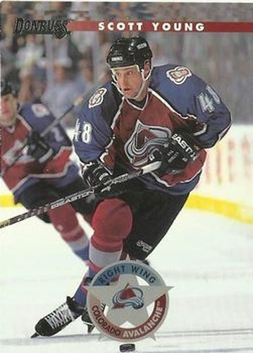 #129 Scott Young - Colorado Avalanche - 1996-97 Donruss Hockey