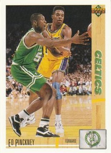 #129 Ed Pinckney - Boston Celtics - 1991-92 Upper Deck Basketball