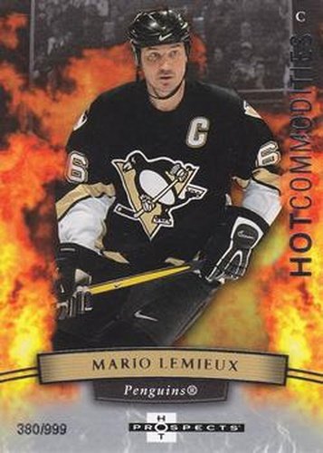 #129 Mario Lemieux - Pittsburgh Penguins - 2007-08 Fleer Hot Prospects Hockey