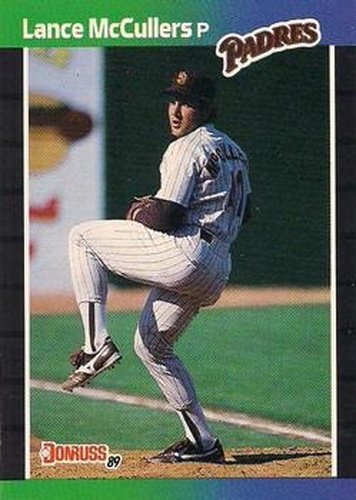 #129 Lance McCullers - San Diego Padres - 1989 Donruss Baseball