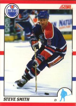 #129 Steve Smith - Edmonton Oilers - 1990-91 Score Canadian Hockey