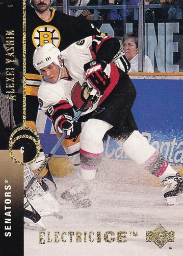 #129 Alexei Yashin - Ottawa Senators - 1994-95 Upper Deck Hockey - Electric Ice
