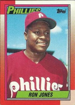 #129 Ron Jones - Philadelphia Phillies - 1990 Topps Baseball