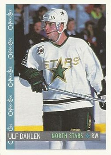 #129 Ulf Dahlen - Minnesota North Stars - 1992-93 O-Pee-Chee Hockey