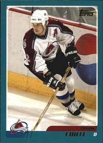 #129 Adam Foote - Colorado Avalanche - 2003-04 Topps Hockey