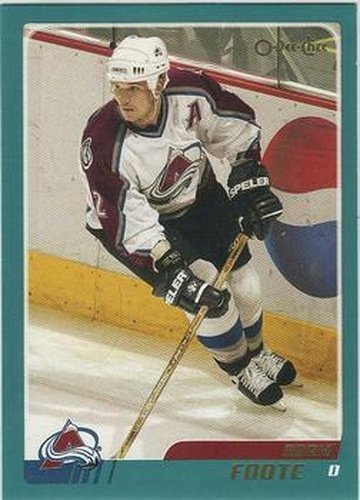 #129 Adam Foote - Colorado Avalanche - 2003-04 O-Pee-Chee Hockey