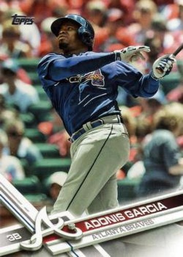 #129 Adonis Garcia - Atlanta Braves - 2017 Topps Baseball
