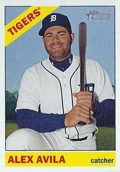 #129 Alex Avila - Detroit Tigers - 2015 Topps Heritage Baseball