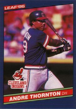 #129 Andre Thornton - Cleveland Indians - 1986 Leaf Baseball