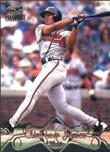 #129 Andruw Jones - Atlanta Braves - 1998 Pacific Paramount Baseball