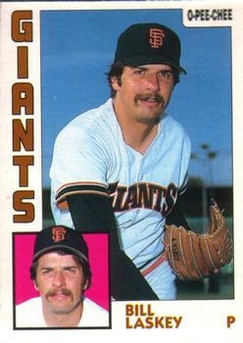 #129 Bill Laskey - San Francisco Giants - 1984 O-Pee-Chee Baseball