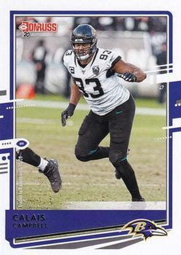 #129 Calais Campbell - Baltimore Ravens - 2020 Donruss Football