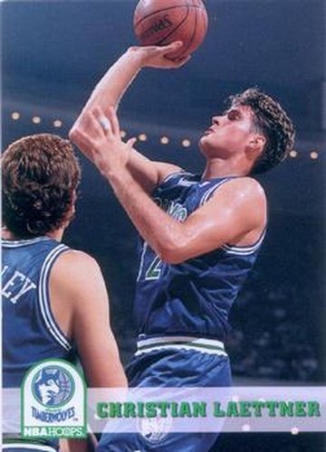 #129 Christian Laettner - Minnesota Timberwolves - 1993-94 Hoops Basketball