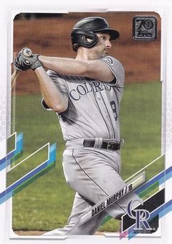 #129 Daniel Murphy - Colorado Rockies - 2021 Topps Baseball
