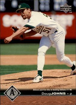 #129 Doug Johns - Oakland Athletics - 1997 Upper Deck Baseball