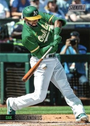 #129 Elvis Andrus - Oakland Athletics - 2021 Stadium Club Baseball