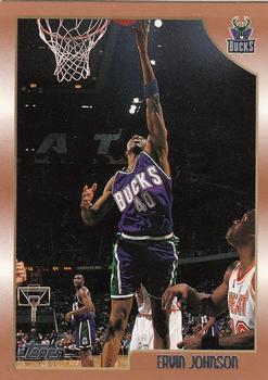 #129 Ervin Johnson - Milwaukee Bucks - 1998-99 Topps Basketball
