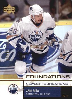 #129 Jani Rita - Edmonton Oilers - 2002-03 Upper Deck Foundations Hockey