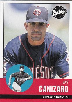 #129 Jay Canizaro - Minnesota Twins - 2001 Upper Deck Vintage Baseball