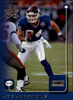 #129 Joe Jurevicius - New York Giants - 1999 Leaf Rookies & Stars Football