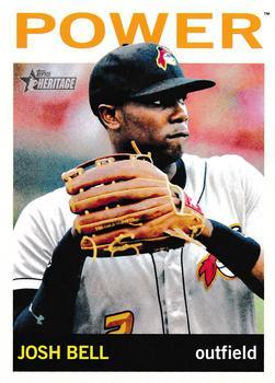 #129 Josh Bell - West Virginia Power - 2013 Topps Heritage Minor League Baseball
