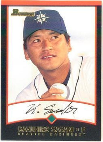 #129 Kazuhiro Sasaki - Seattle Mariners - 2001 Bowman Baseball