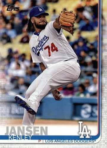 #129 Kenley Jansen - Los Angeles Dodgers - 2019 Topps Baseball