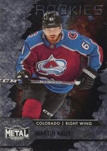 #129 Martin Kaut - Colorado Avalanche - 2020-21 Skybox Metal Universe Hockey