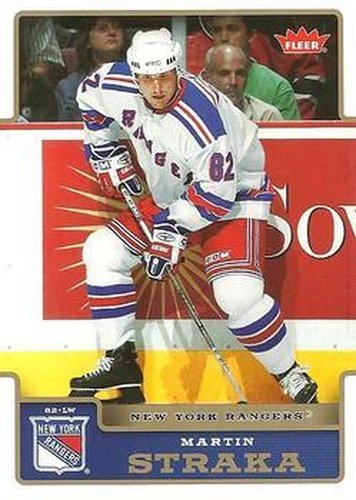 #129 Martin Straka - New York Rangers - 2006-07 Fleer Hockey