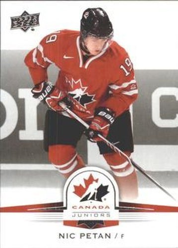 #129 Nic Petan - Canada - 2014-15 Upper Deck Team Canada Juniors Hockey