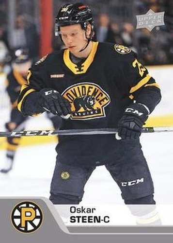#129 Oskar Steen - Providence Bruins - 2020-21 Upper Deck AHL Hockey