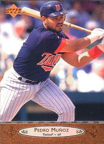 #129 Pedro Munoz - Minnesota Twins - 1996 Upper Deck Baseball