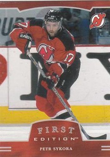#129 Petr Sykora - New Jersey Devils - 2002-03 Be a Player First Edition Hockey
