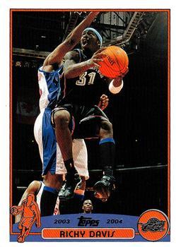 #129 Ricky Davis - Cleveland Cavaliers - 2003-04 Topps Basketball