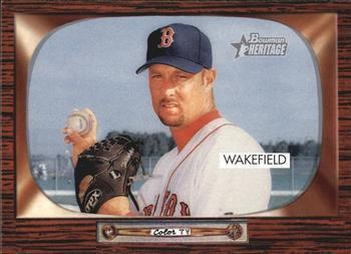 #129 Tim Wakefield - Boston Red Sox - 2004 Bowman Heritage Baseball