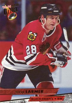 #129 Steve Larmer - Chicago Blackhawks - 1993-94 Ultra Hockey