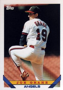 #129 Joe Grahe - California Angels - 1993 Topps Baseball