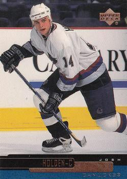 #129 Josh Holden - Vancouver Canucks - 1999-00 Upper Deck Hockey