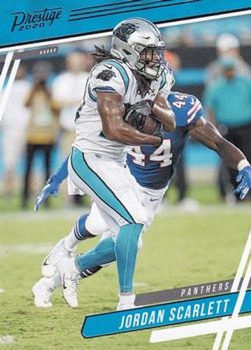 #129 Jordan Scarlett - Carolina Panthers - 2020 Panini Prestige Football