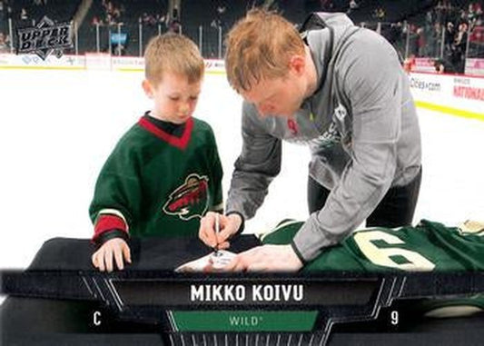 #129 Mikko Koivu - Minnesota Wild - 2013-14 Upper Deck Hockey