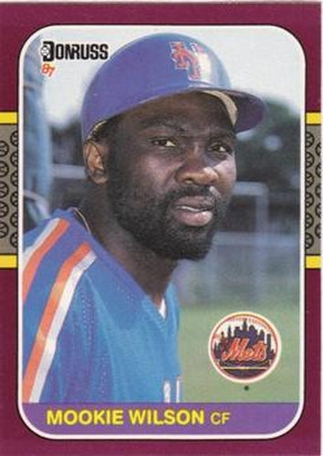 #129 Mookie Wilson - New York Mets - 1987 Donruss Opening Day Baseball