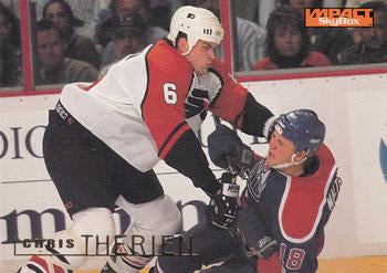 #129 Chris Therien - Philadelphia Flyers - 1995-96 SkyBox Impact Hockey