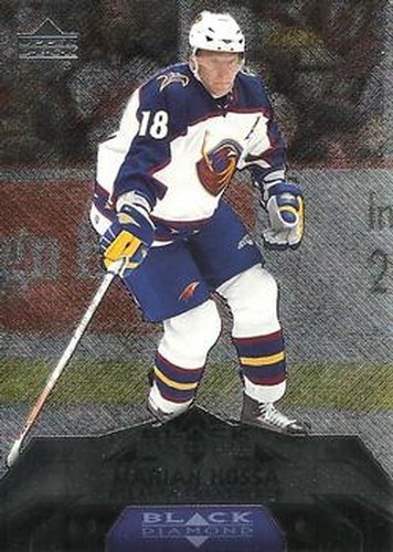 #129 Marian Hossa - Atlanta Thrashers - 2007-08 Upper Deck Black Diamond Hockey
