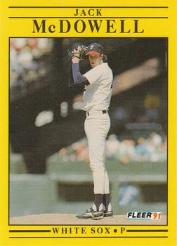#129 Jack McDowell - Chicago White Sox - 1991 Fleer Baseball