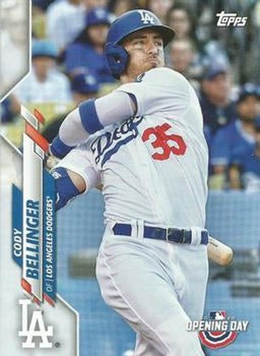 #129 Cody Bellinger - Los Angeles Dodgers - 2020 Topps Opening Day Baseball