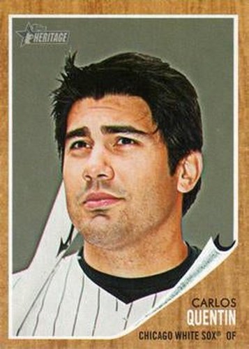 #129 Carlos Quentin - Chicago White Sox - 2011 Topps Heritage Baseball