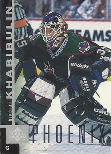 #129 Nikolai Khabibulin - Phoenix Coyotes - 1997-98 Upper Deck Hockey