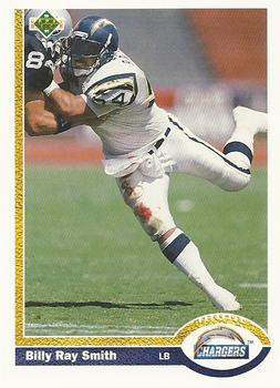 #129 Billy Ray Smith - San Diego Chargers - 1991 Upper Deck Football