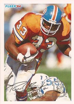 #129 Rod Bernstine - Denver Broncos - 1994 Fleer Football